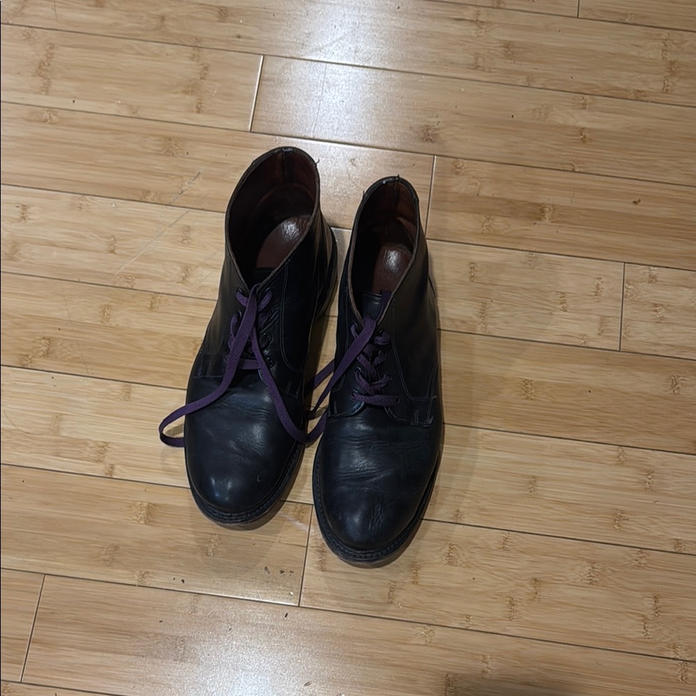 Allen Edmonds Men's Black Leather Odenwald Boots